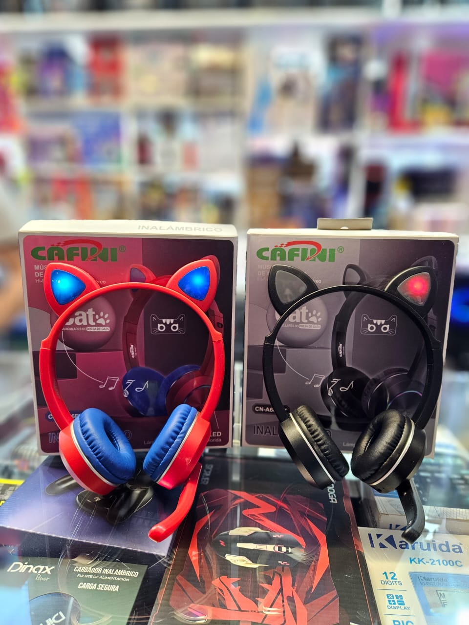 AURICULAR CON MICROFONO  GATITO 606