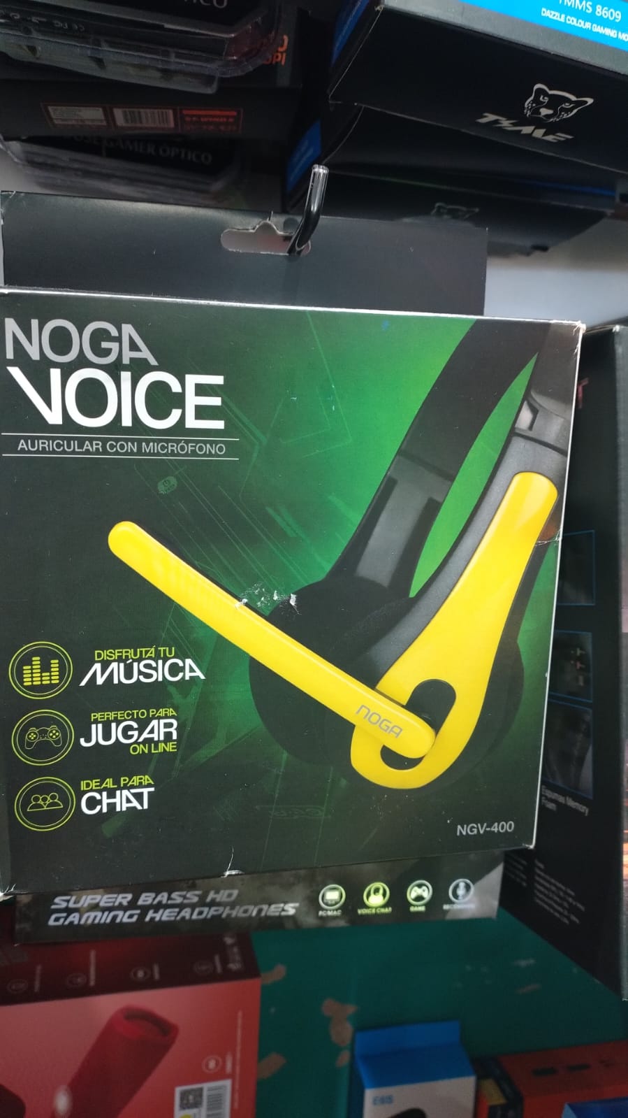 AURICULAR CON MICROFONO NGV-400