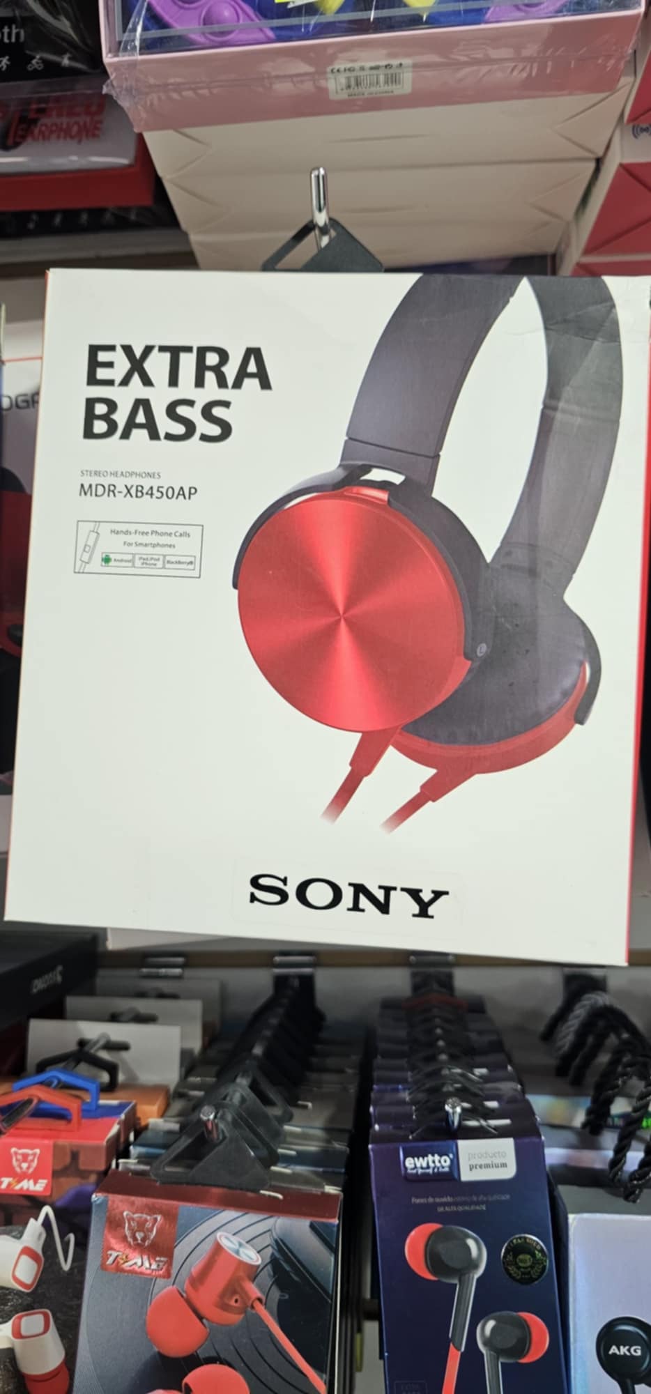 AURICULAR SONY MDR-XB450AP