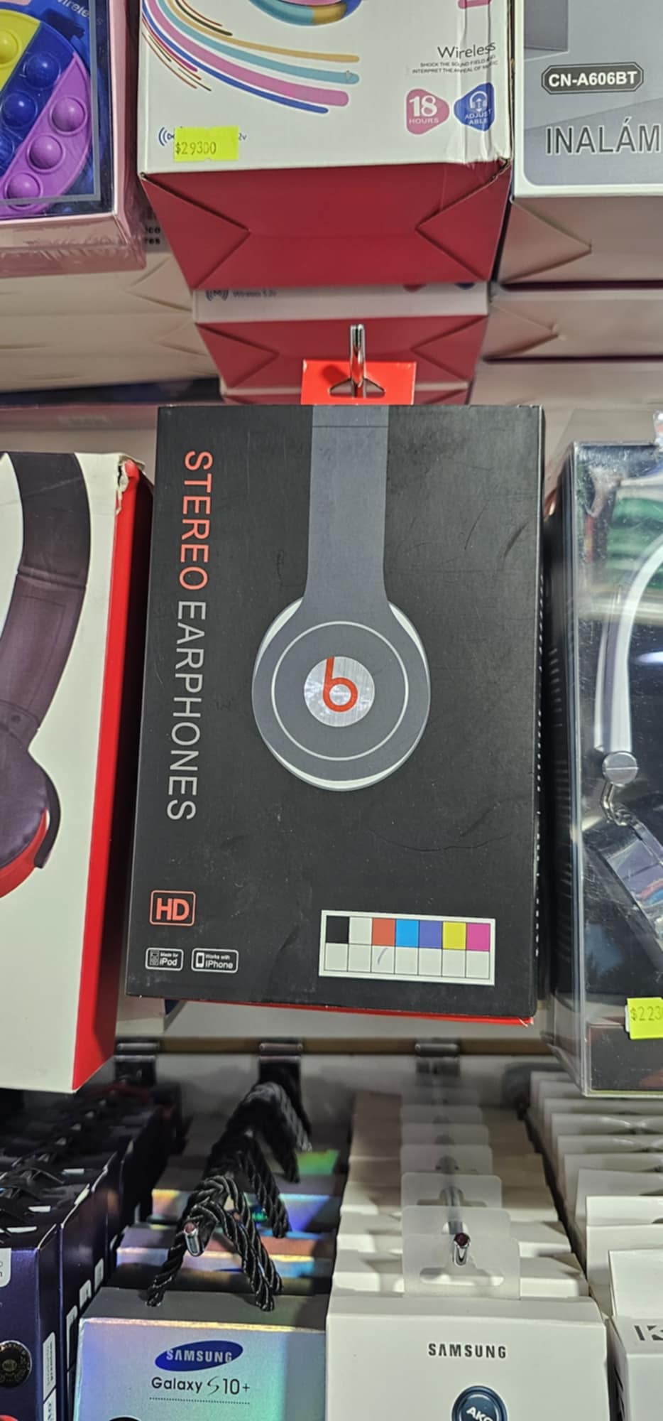 AURICULAR STEREO EARPHONES 