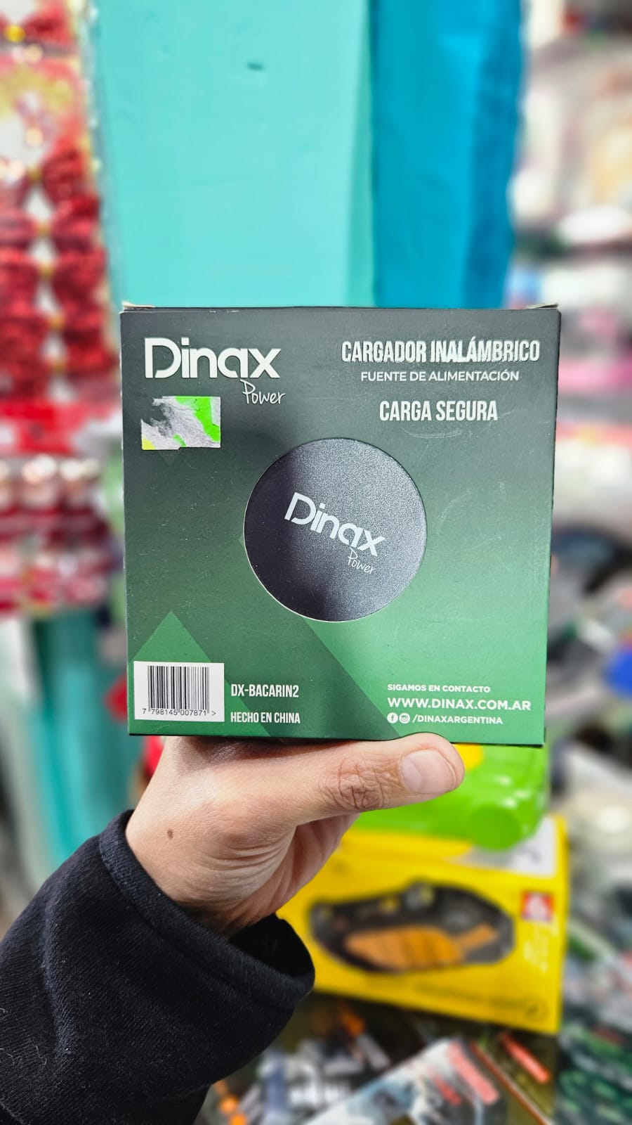 CARGADOR INALAMBRICO DINAX