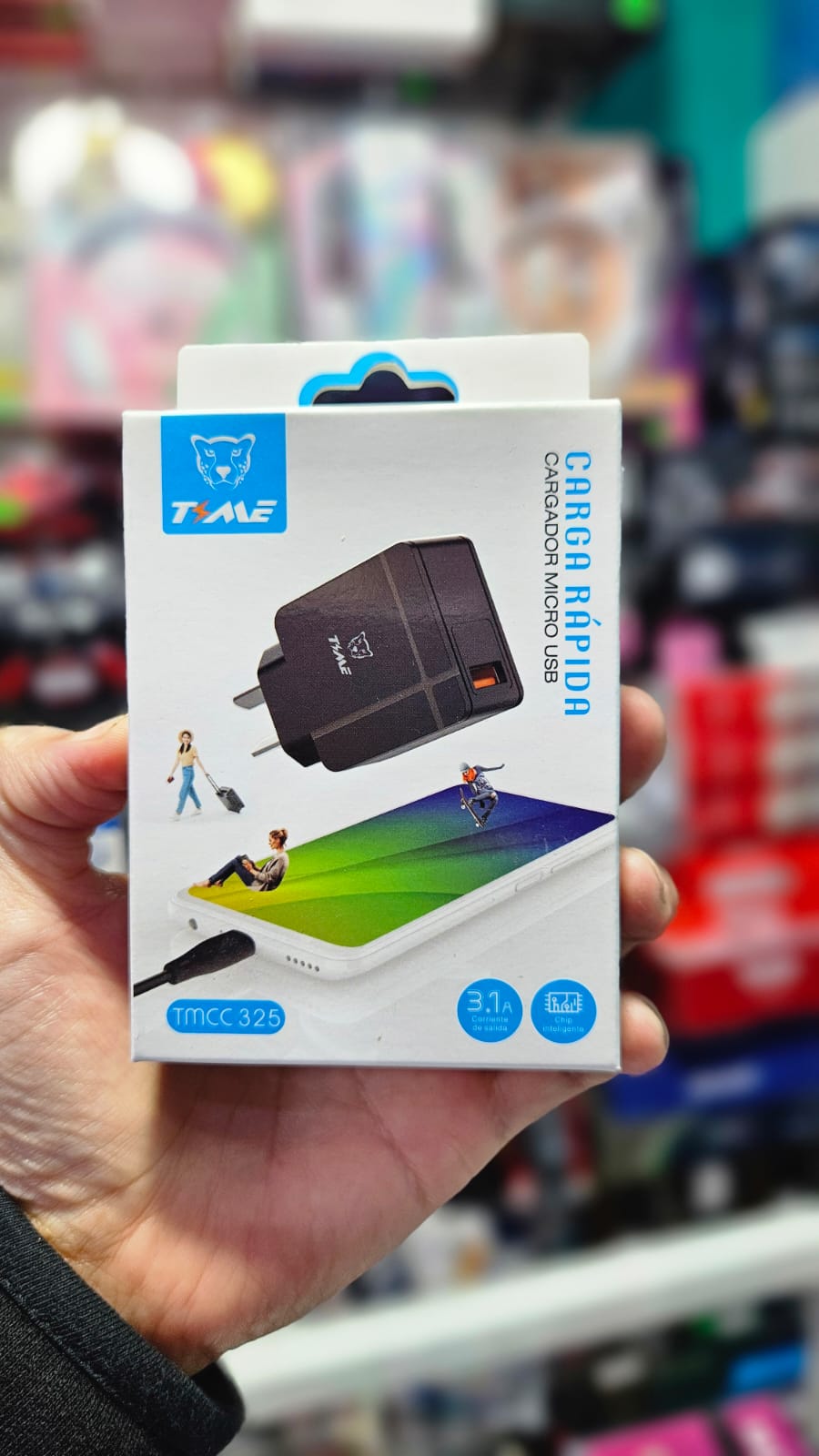 CARGADOR TYME FICHA MICRO  V8