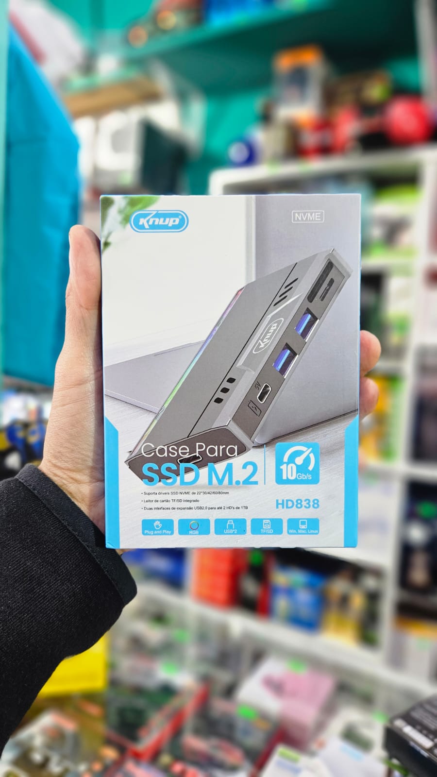 CASSE PARA SSD HD838