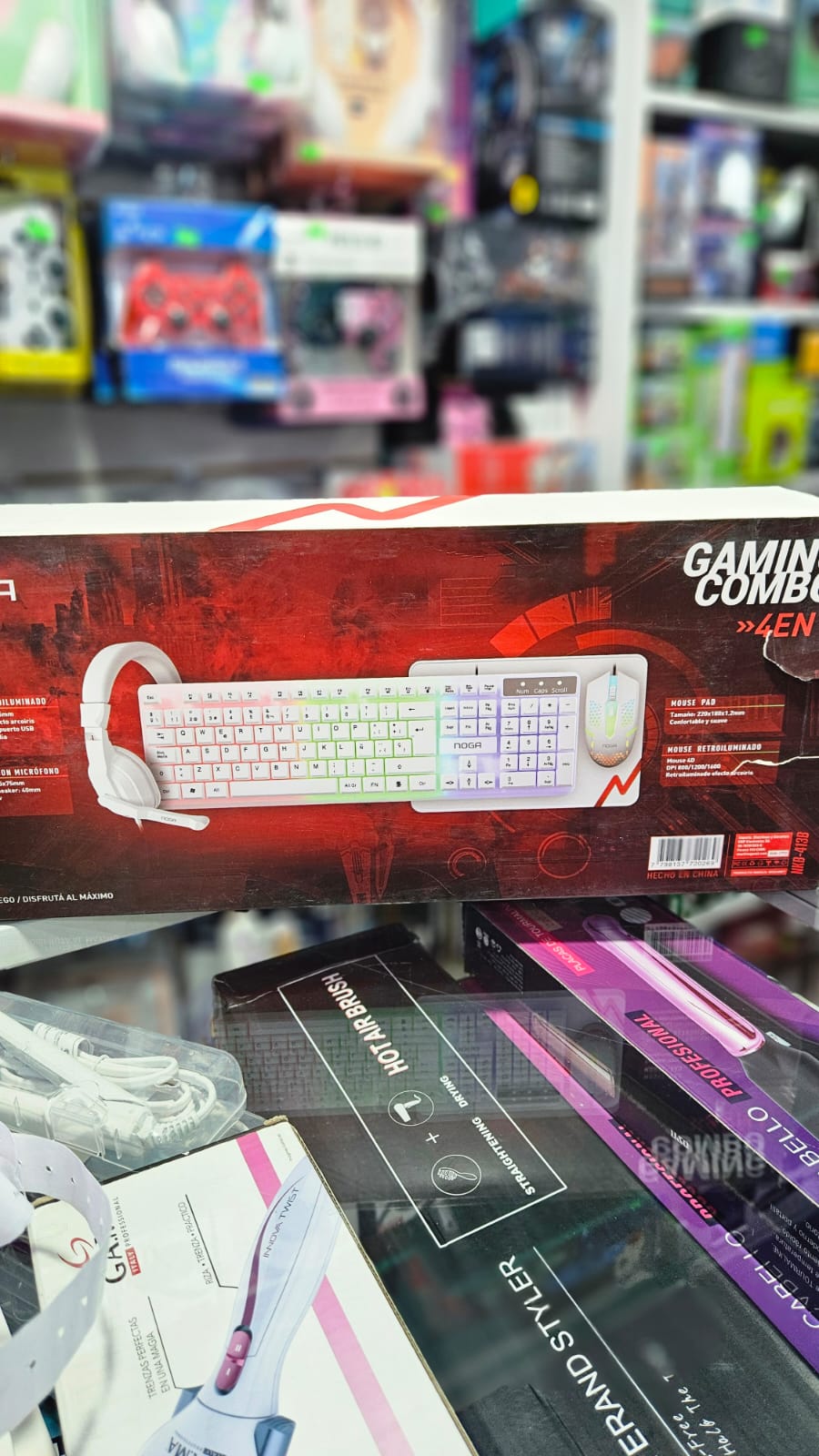COMBO GAMER ROJO