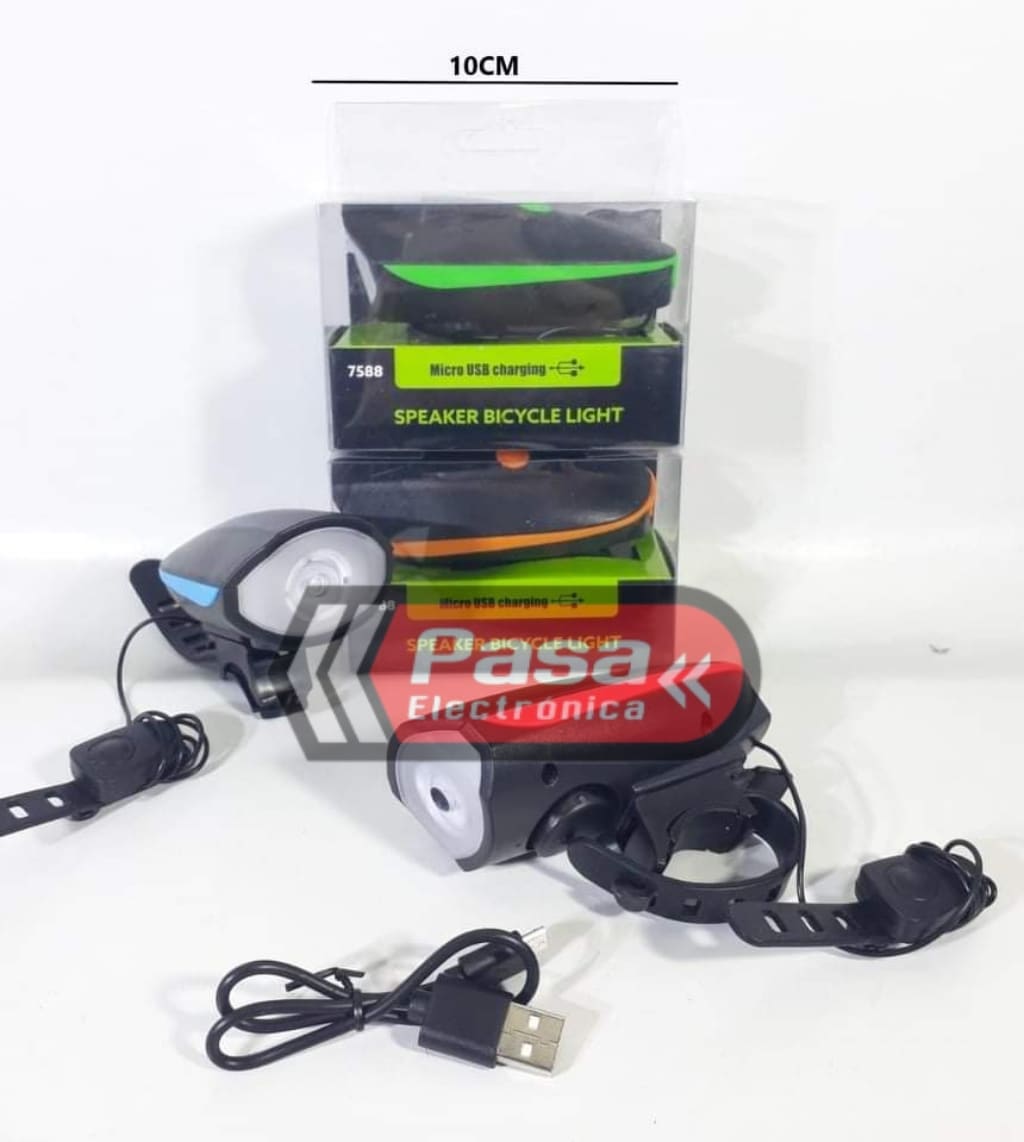 LUZ CON BOCINA PARA BICI