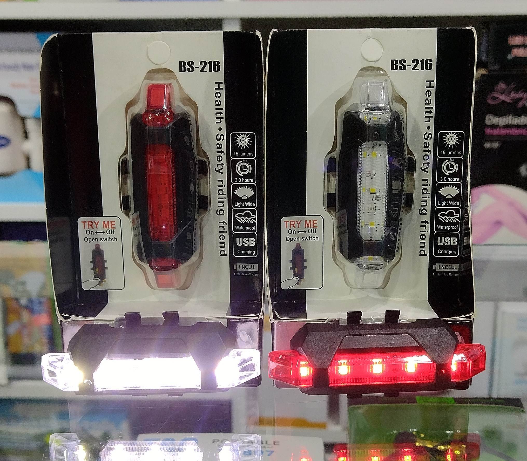 LUZ DE BICI TRASERA O DELANTERA BS 216