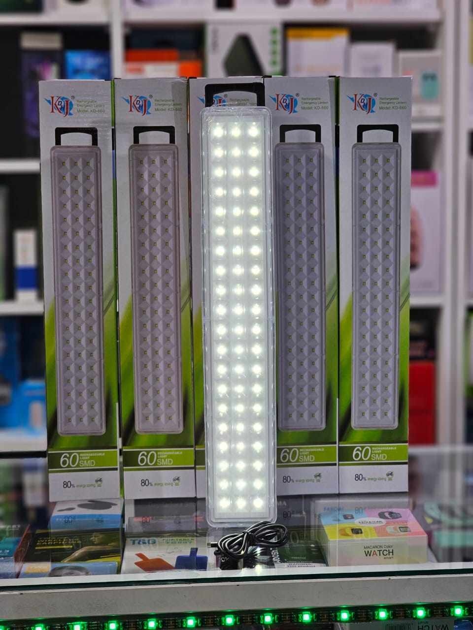 LUZ DE EMERGENCIA  DE 60 LED