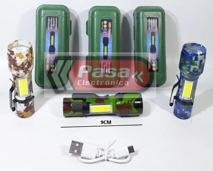 MINI LINTERNA USB RECARGABLE
