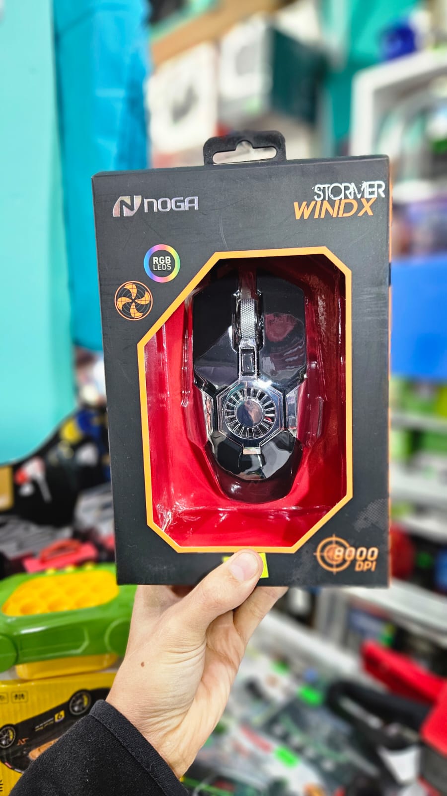 MOUSE GAMER NOGA CON COOLER
