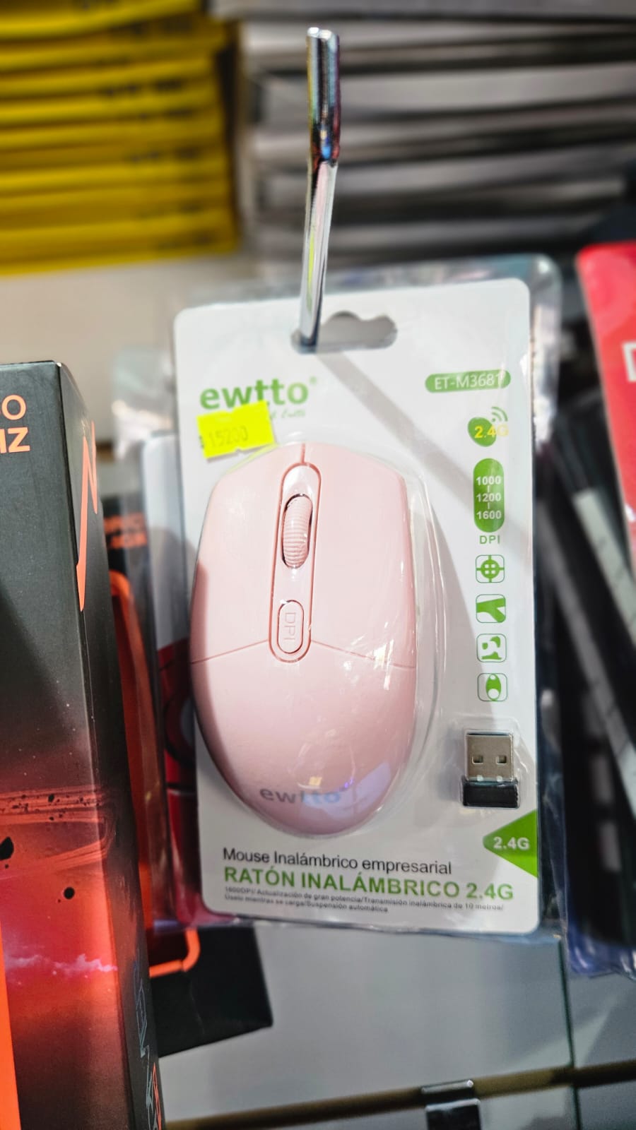 MOUSE INALAMBRICO EWTTO 3681