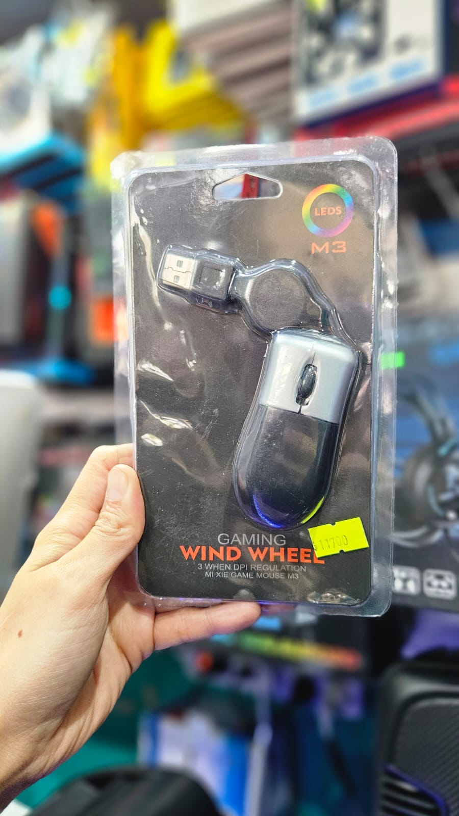 MOUSE MINI RETRACTIL PARA PC M3