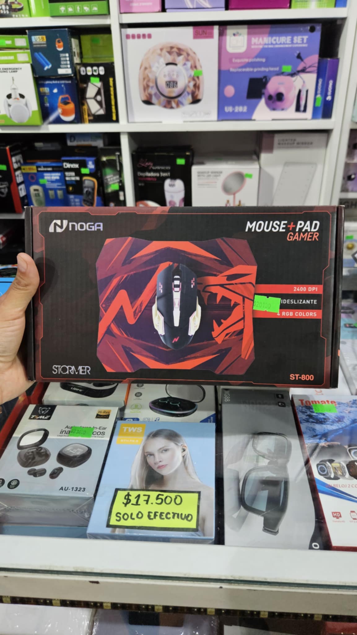 MOUSE+PAD STORMER ST-800