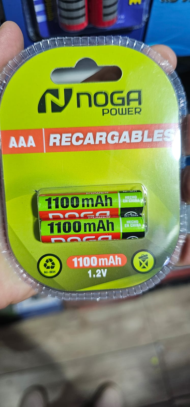 PILAS RECARGABLES AAA