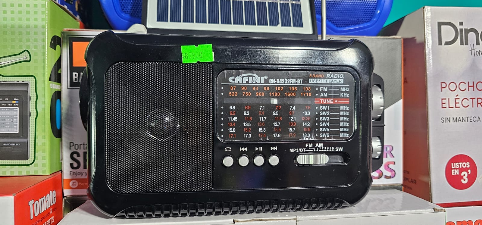 RADIO CON PANEL CAFINI CN-R4232FM-BT