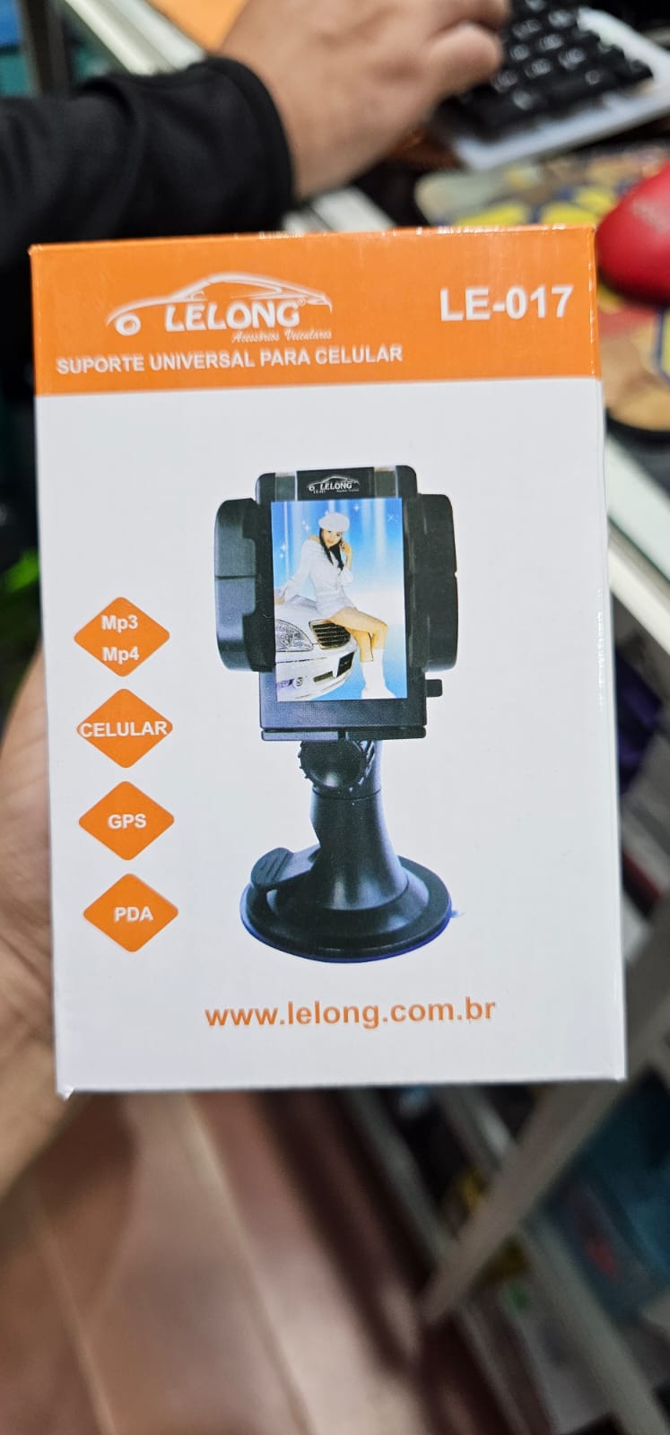 SOPORTE DE CEL PARA EL AUTO LE 017