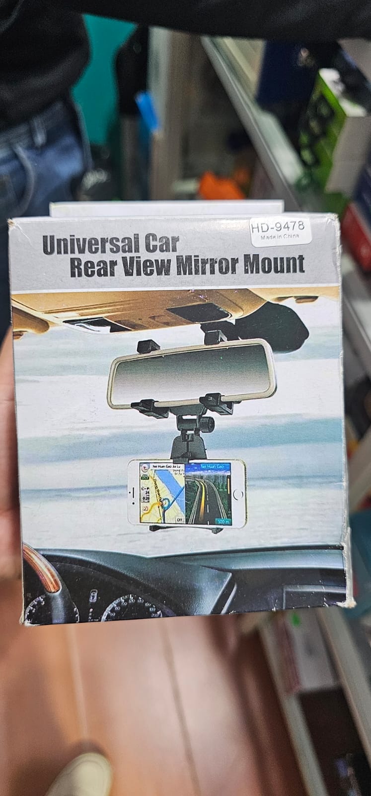 SOPORTE DE CEL ESPEJO RETROVISOR