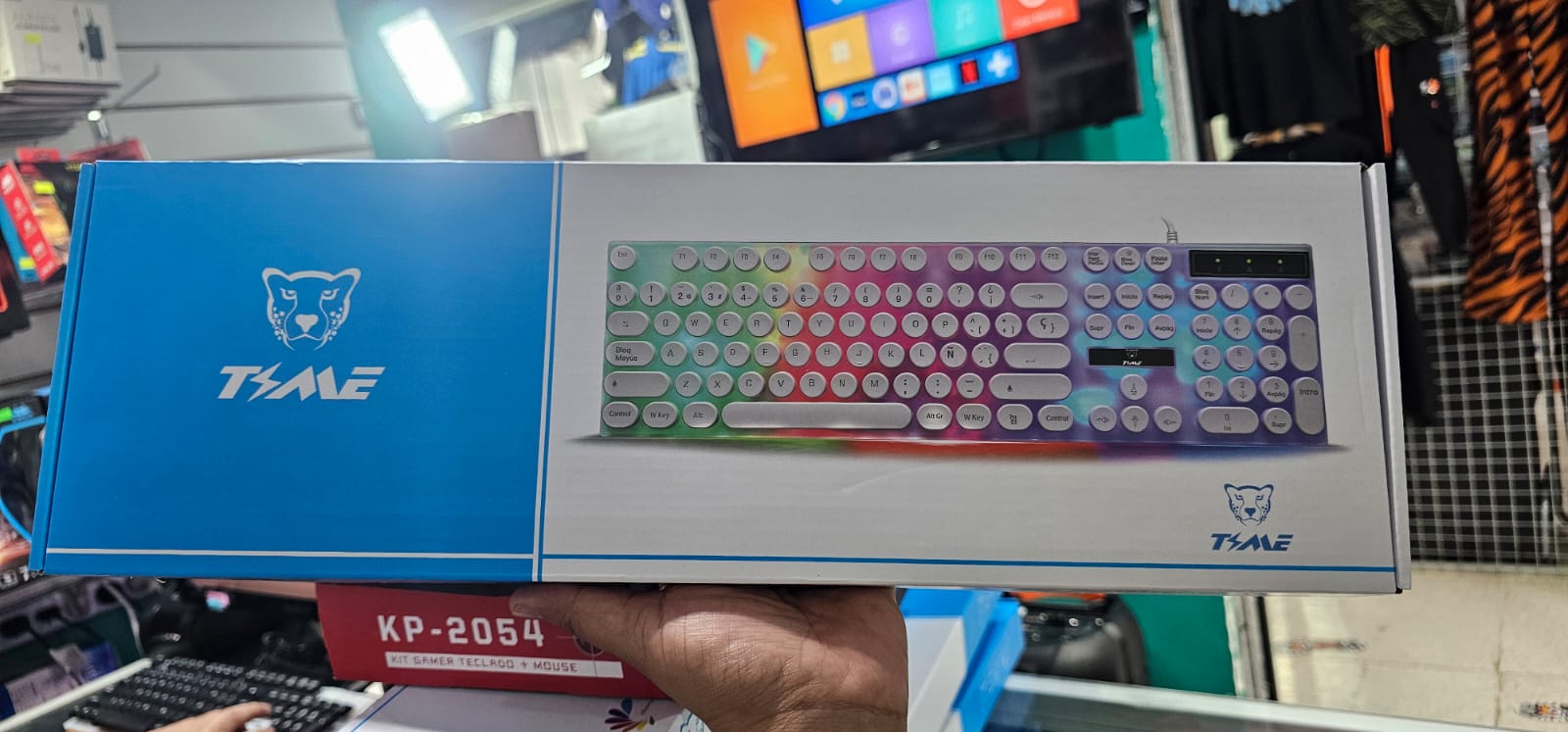 TECLADO RETROLUMINOSO TMTEC 8204 