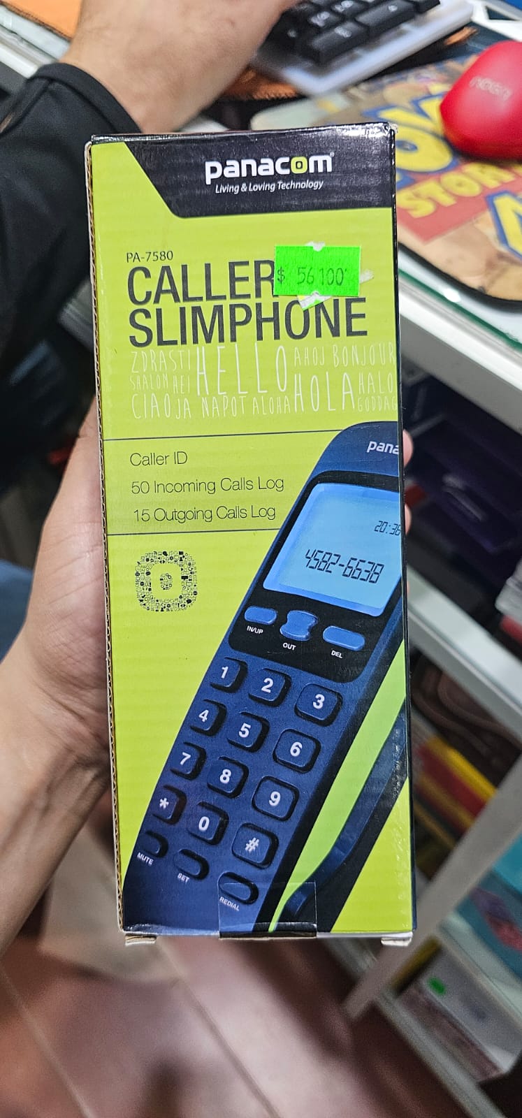 TELÉFONO PANACOM CON IDENTIFICADOR DE LLAMADAS
