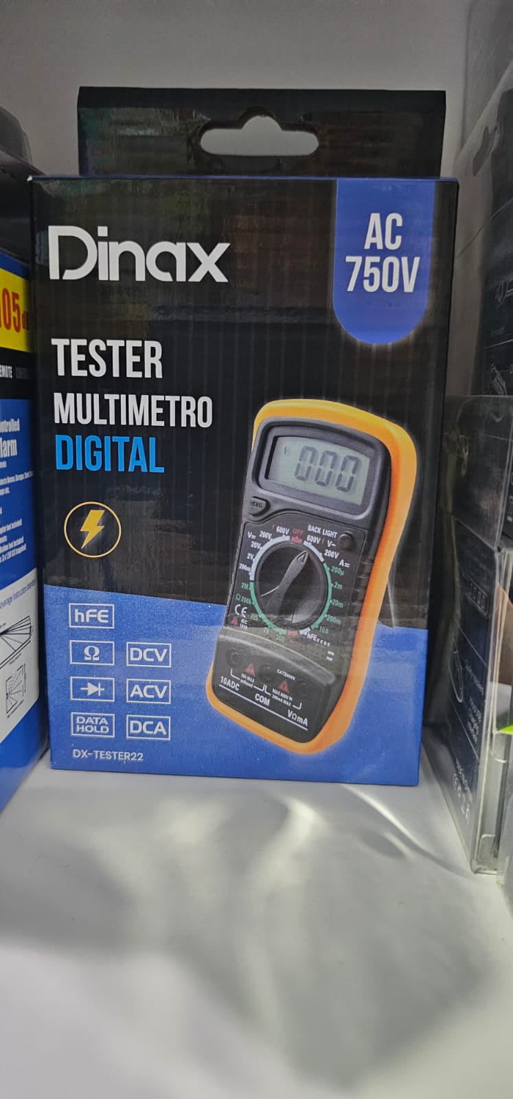 TESTER MULTIMETRO DIGITAL DINAX