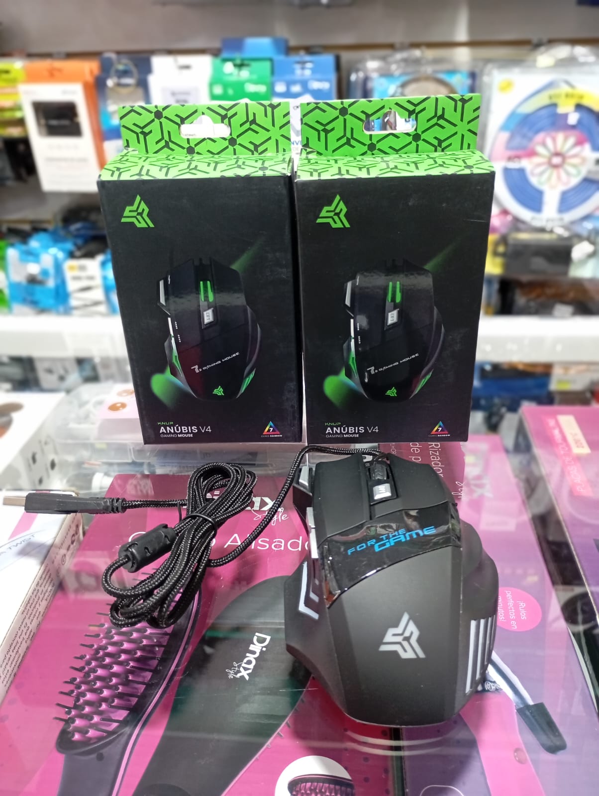 MOUSE CON CABLE ANUBIS KP-V4