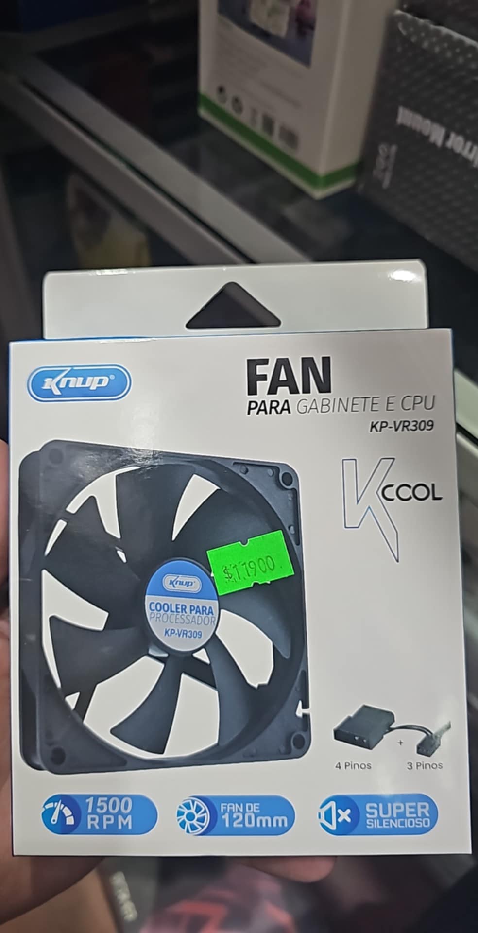COOLER PARA PC KNUP KP-VR 309