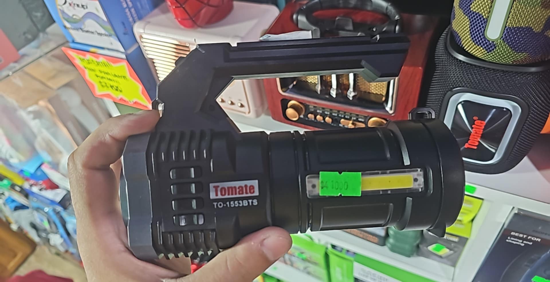 LINTERNA CON PARLANTE TOMATE TO-1553 TS