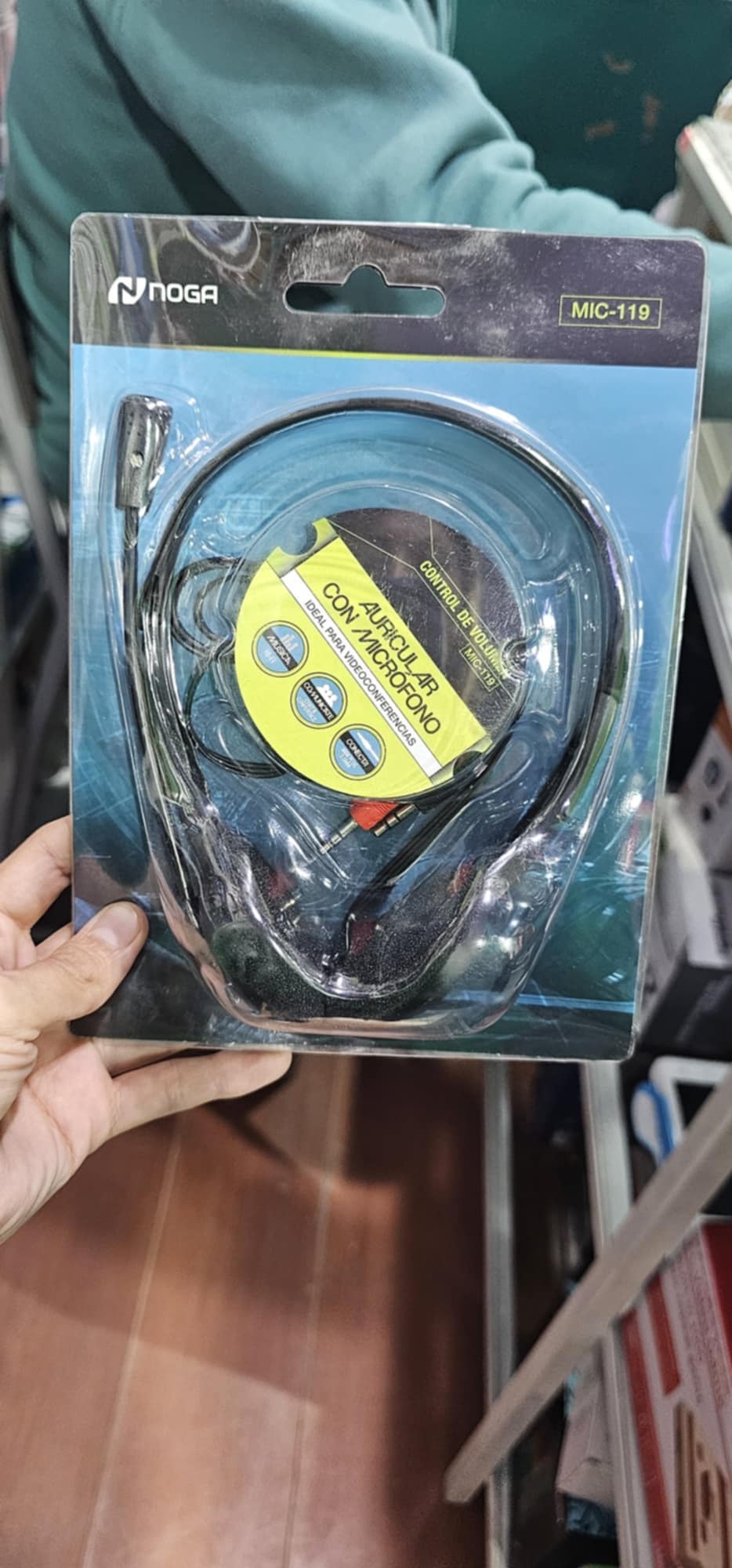 AURICULAR CON MICROFONO NOGA MIC-119