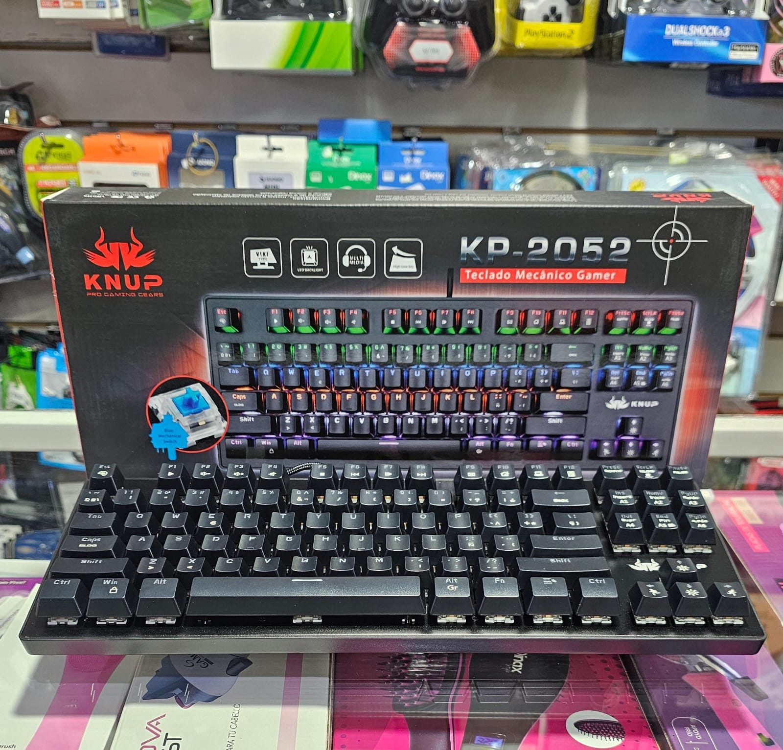 TECLADO MECANICO KP-2052