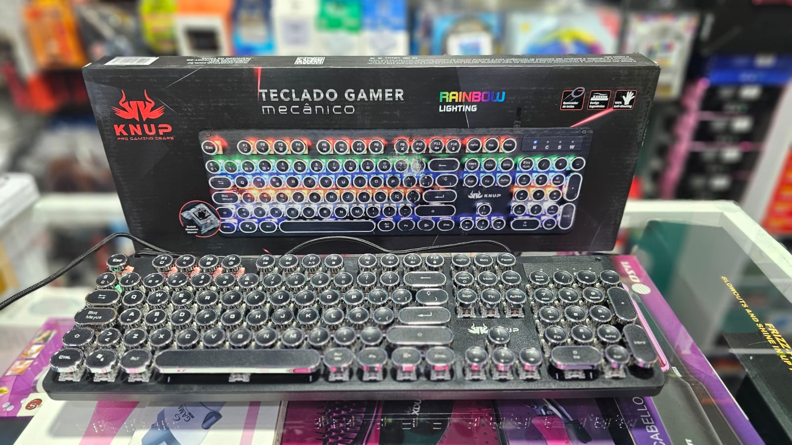 TECLADO MECANICO KNUP KP-2073