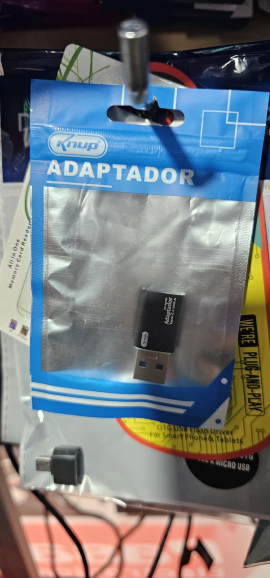 ADAPTADOR DE TIPO C A USBKP-AD107