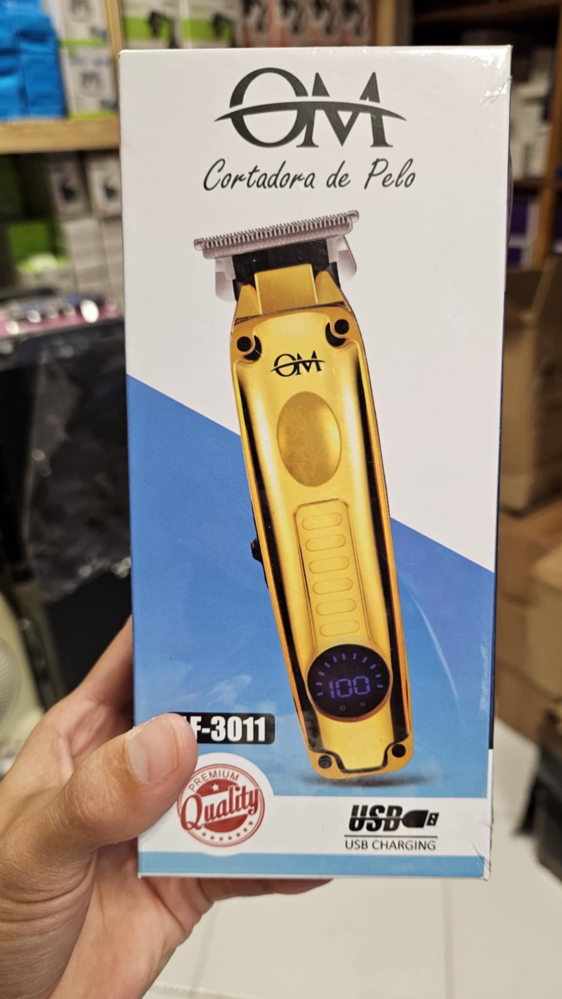 CORTADORA DE PELO  CON VISOR OM AF-3011