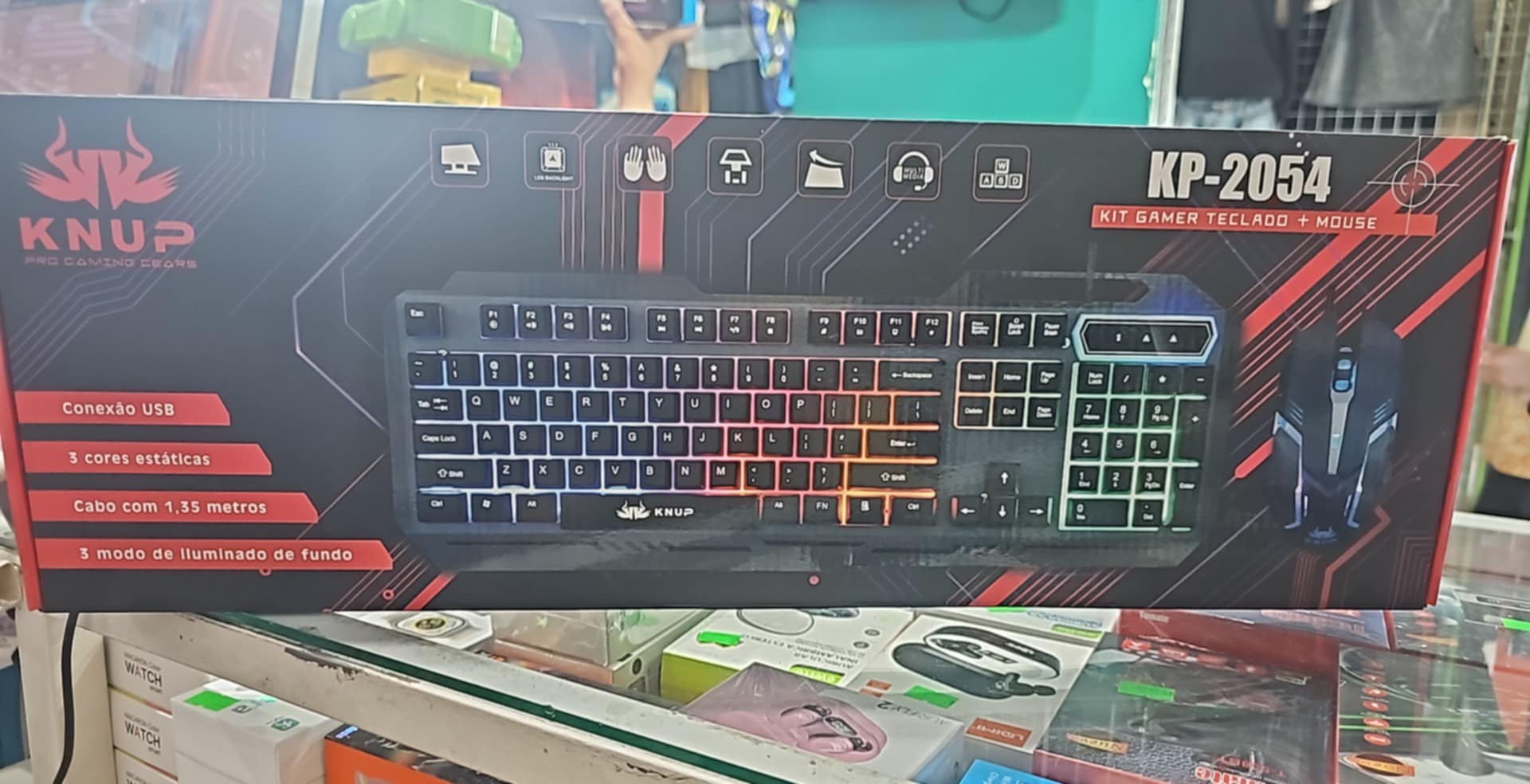 TECLADO Y MOUSE  KP-2054