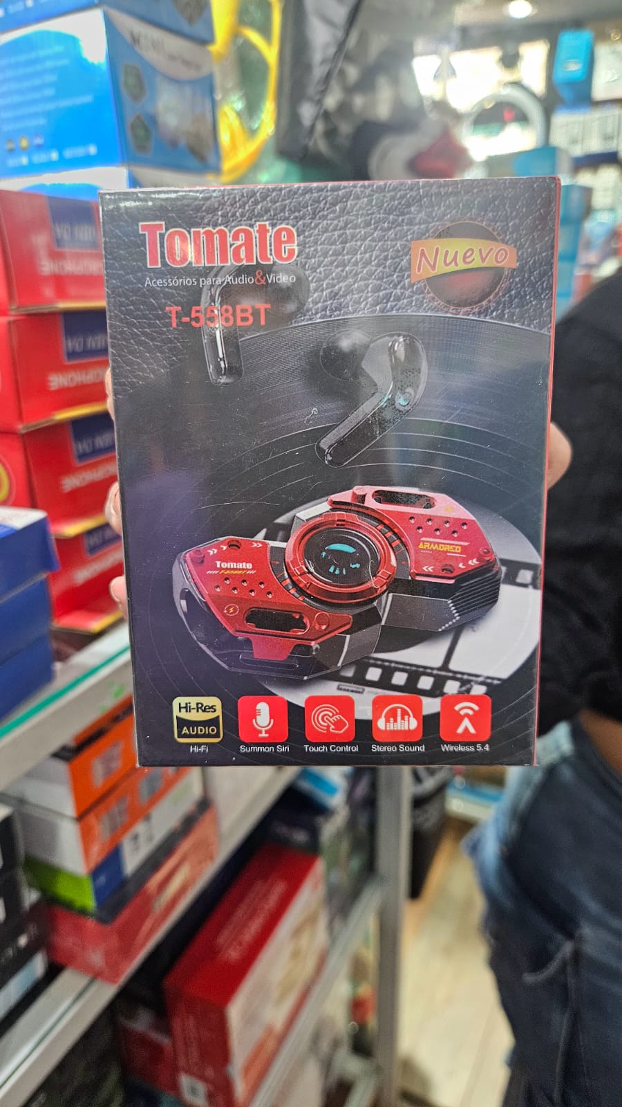 AURICULAR BT CON SPINNER T-558