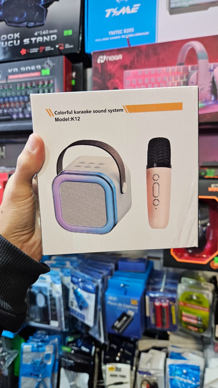 MINI PARLANTE KARAOKE K12