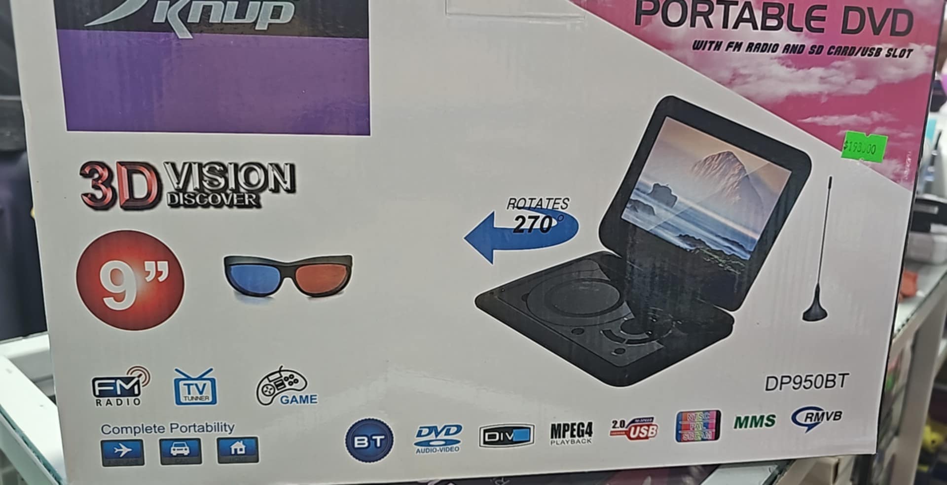 DVD PORTATIL DP950BT