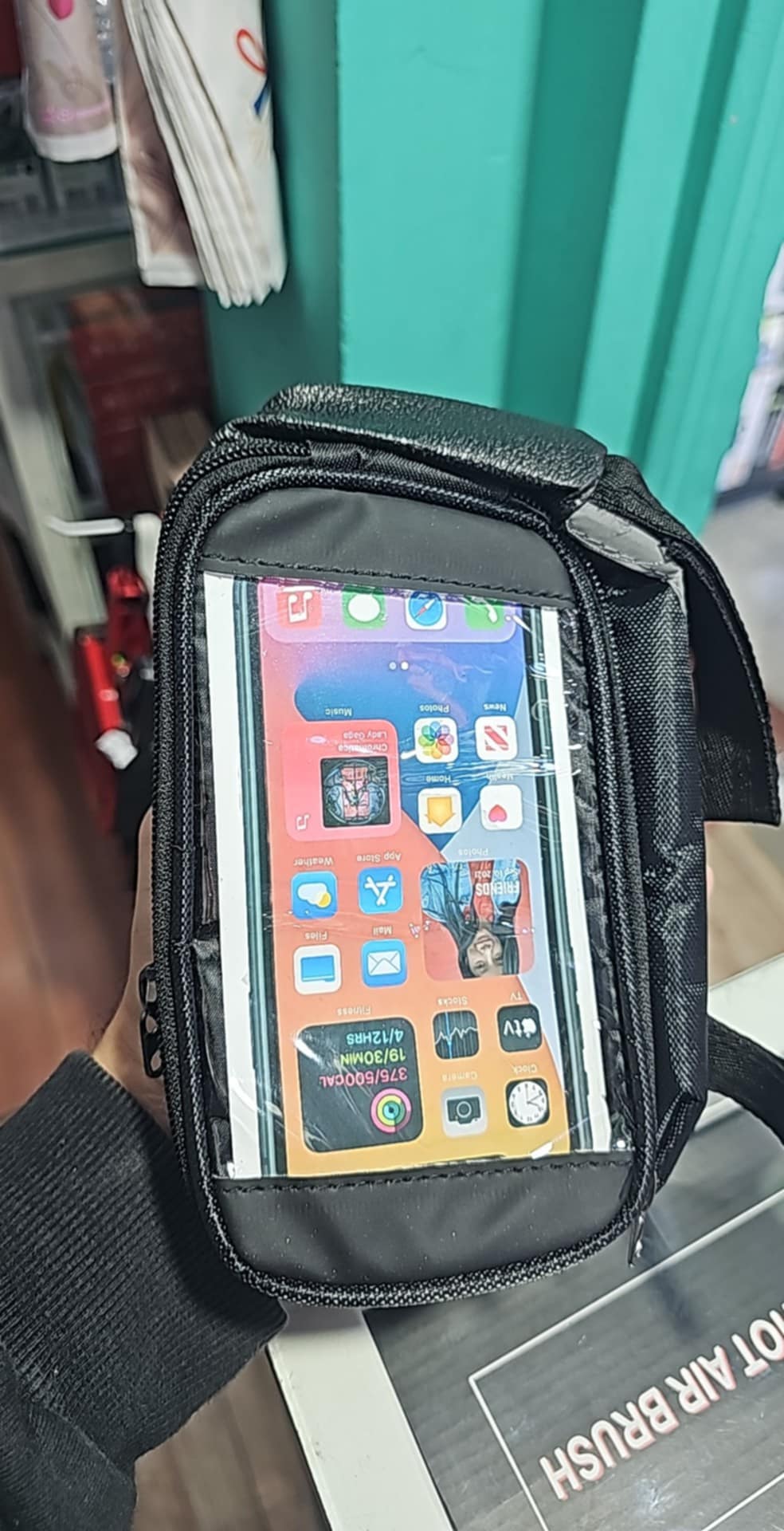 ALFORJA CON FUNDA PARA CELULAR
