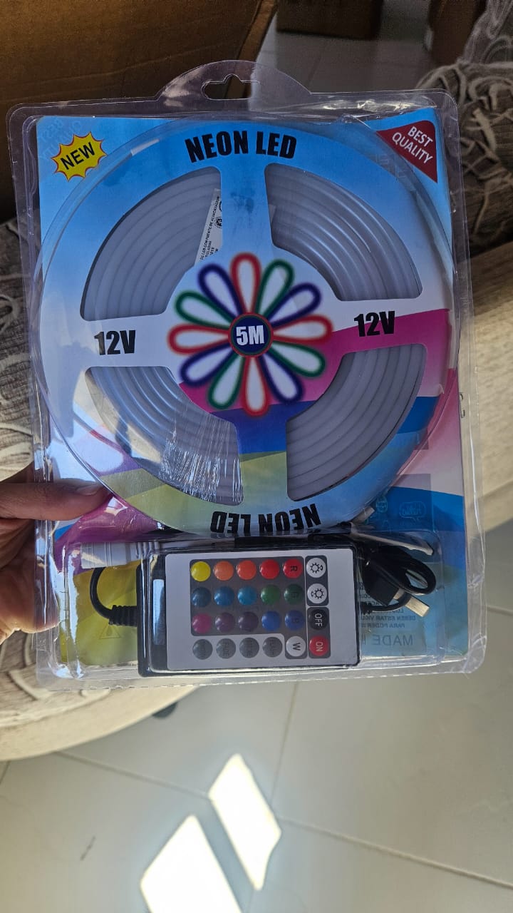 TIRA LED DE NEON MULTICOLOR 5 metros