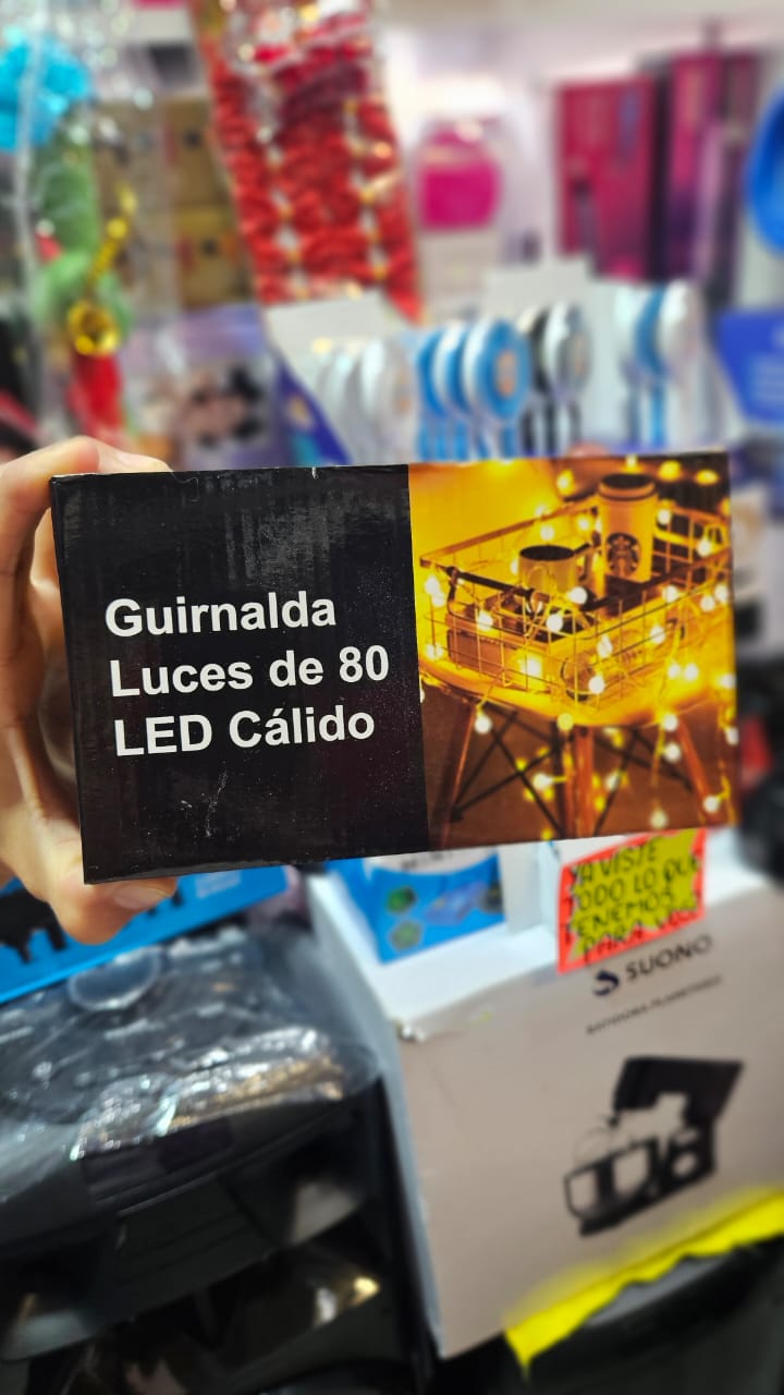 GUIRNALDA PELOTITA 80LED