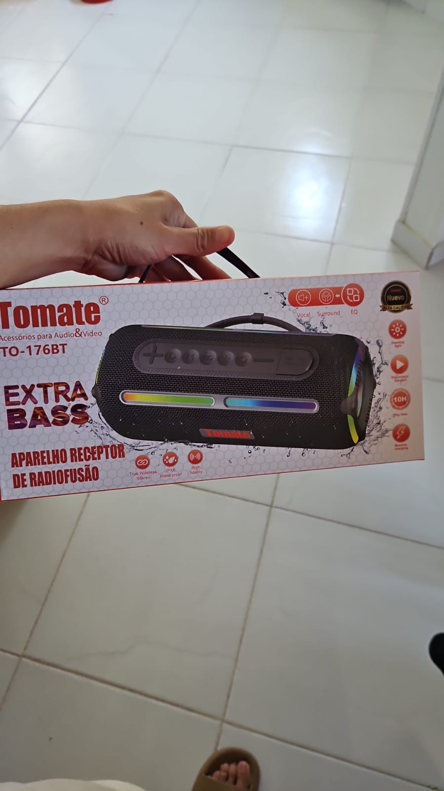 PARLANTE PORTATIL EXTRA BASS TO-176