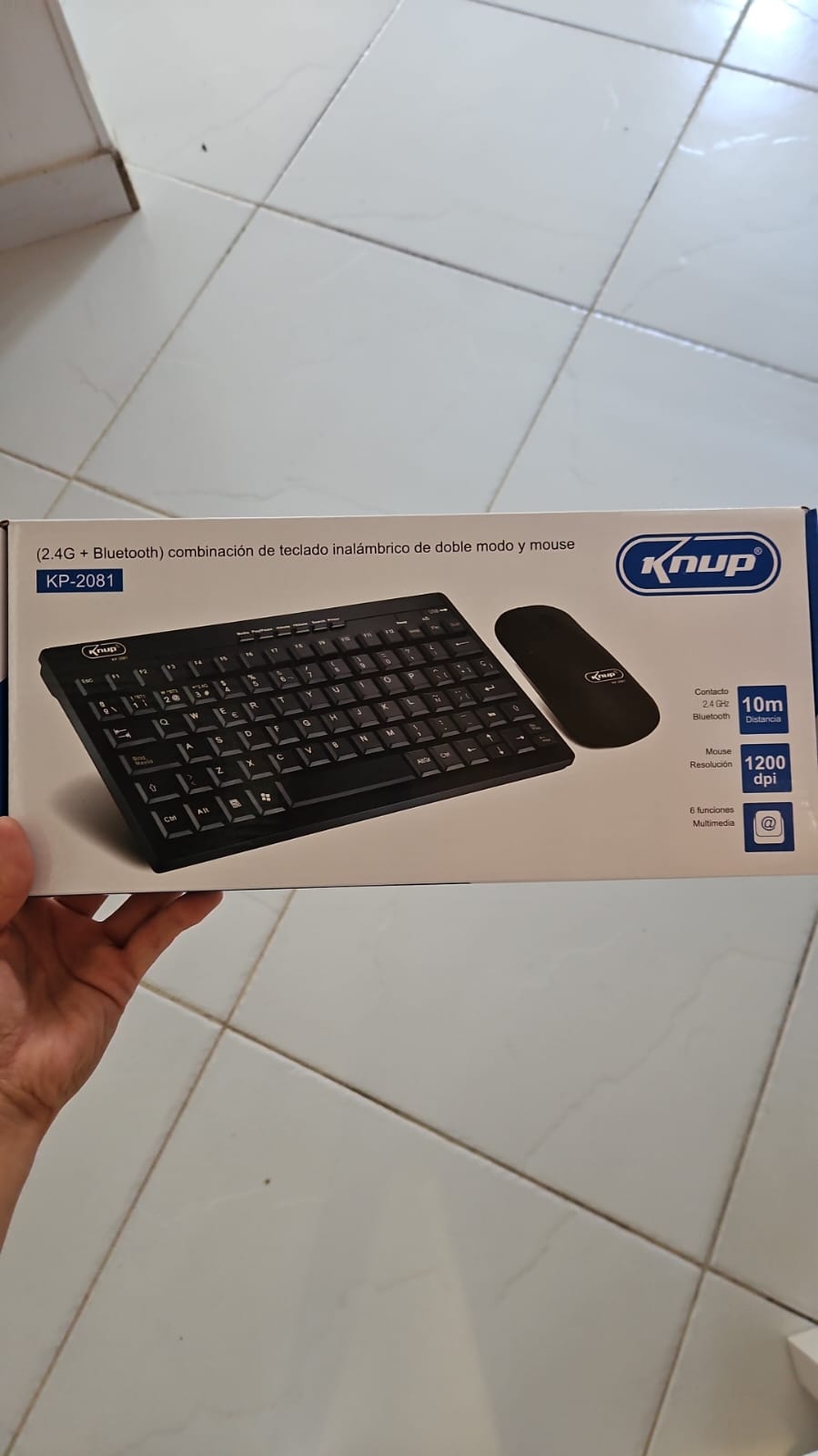 TECLADO Y MOUSE INALAMBRICO  KP-2081