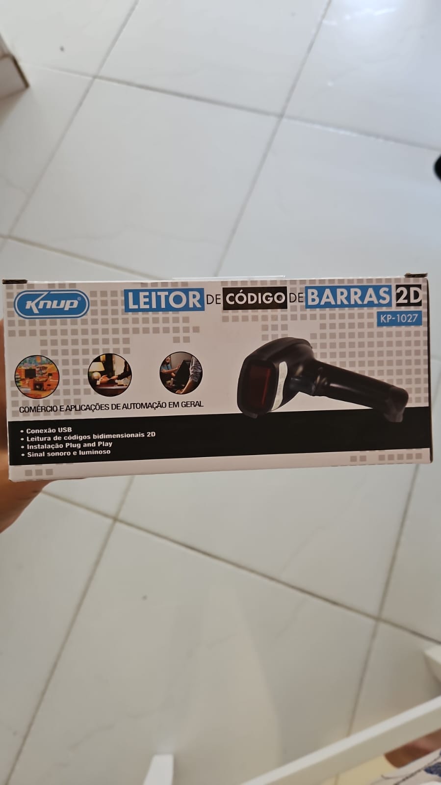 LECTOR DE CODIGO DE BARRAS KP-1027