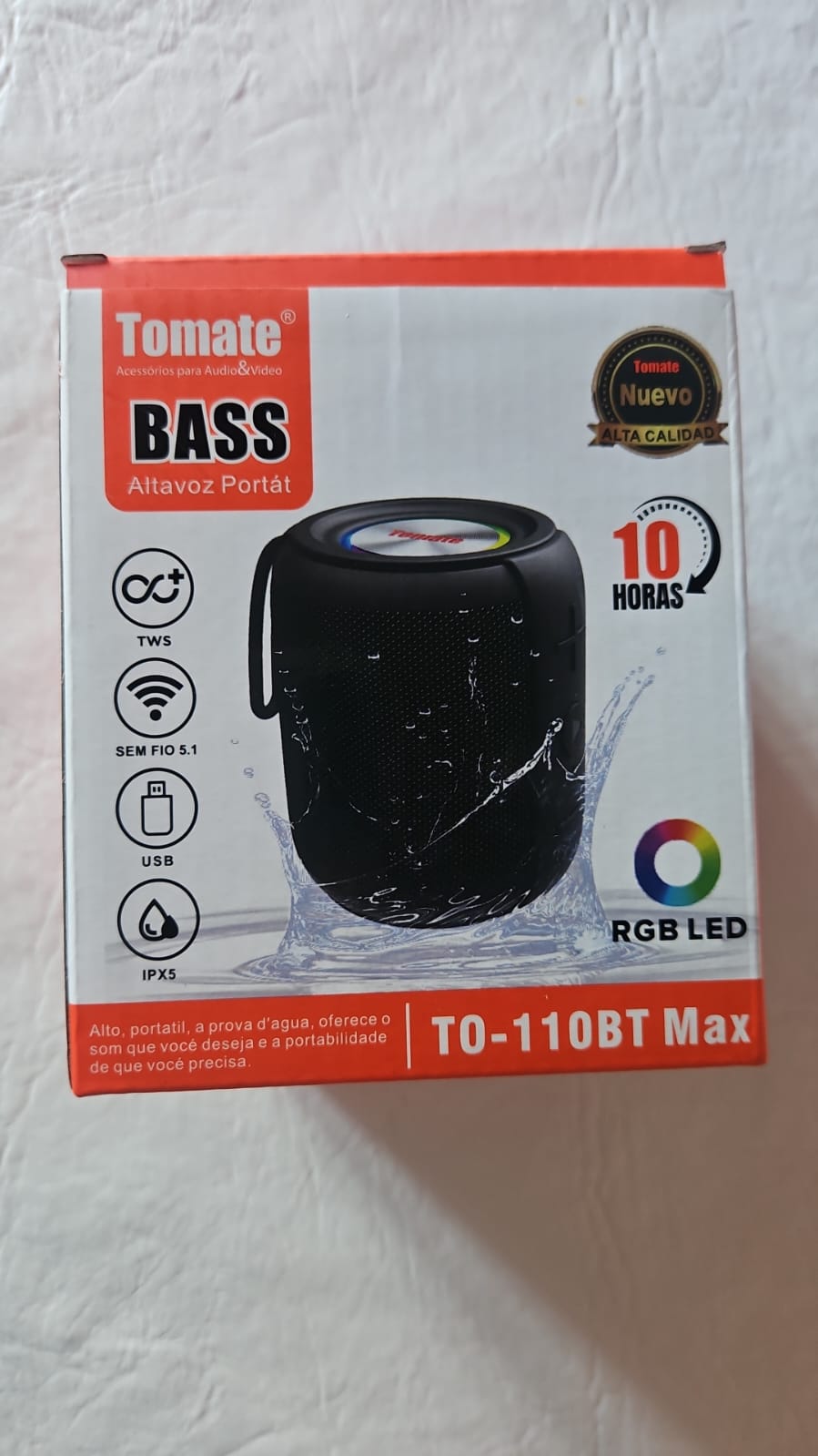 PARLANTE PORTATIL TOMATE TO-110 BTMAX