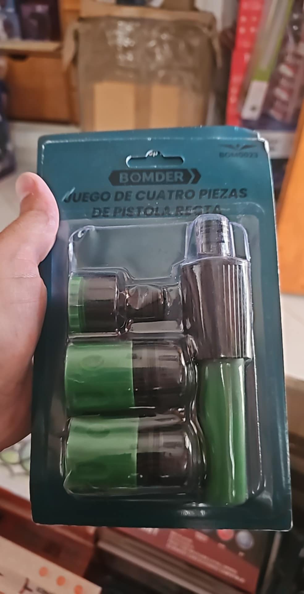 JUEGO DE 4 PIEZAS ACOPLE DE RIEGO BOM0023