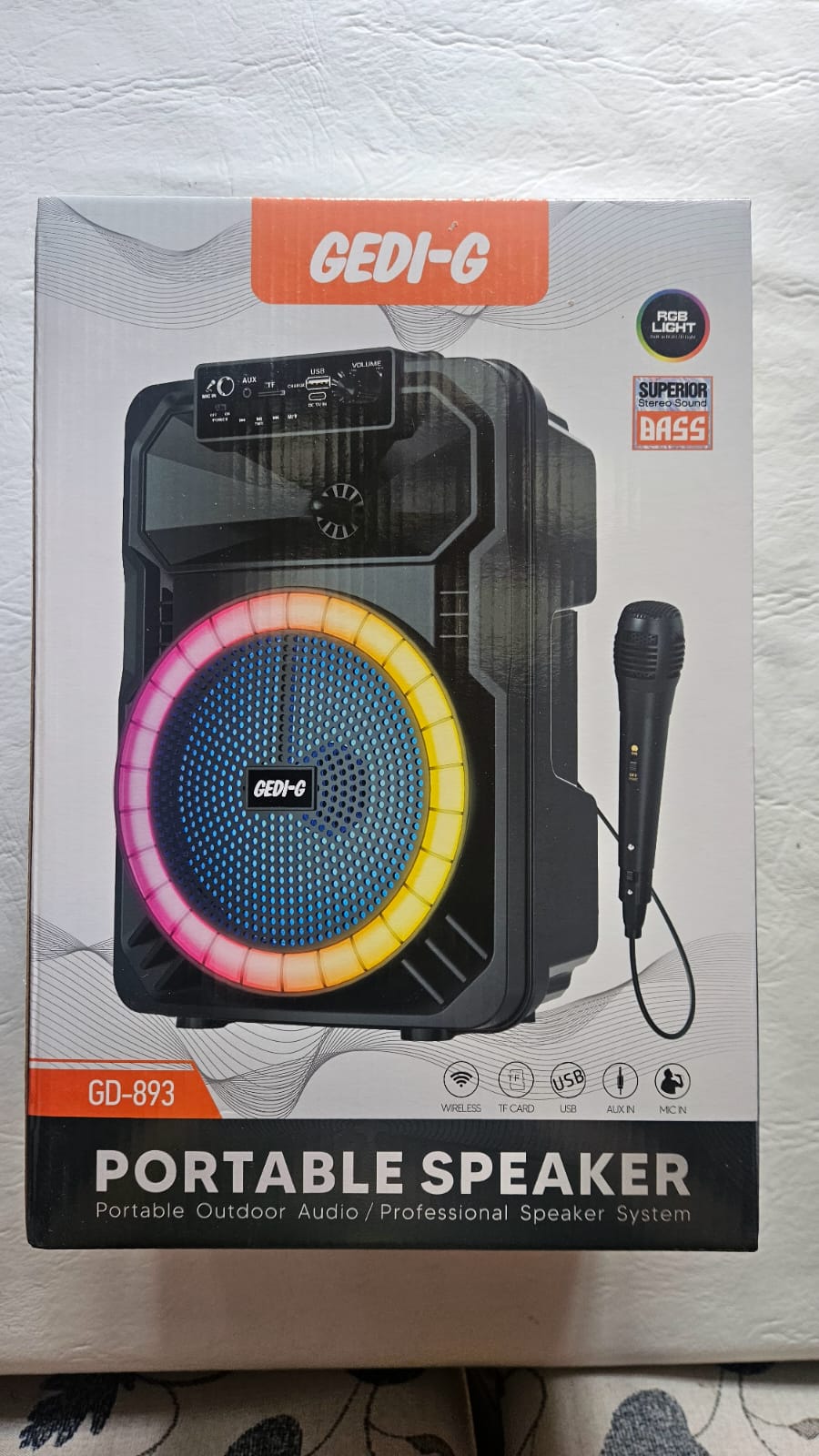PARLANTE GEDI-G GD-893