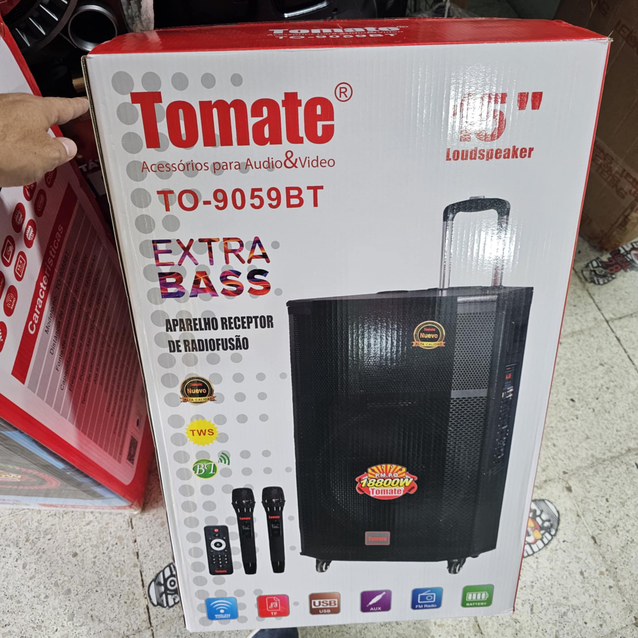 PARLANTE TOMATE TO-9059