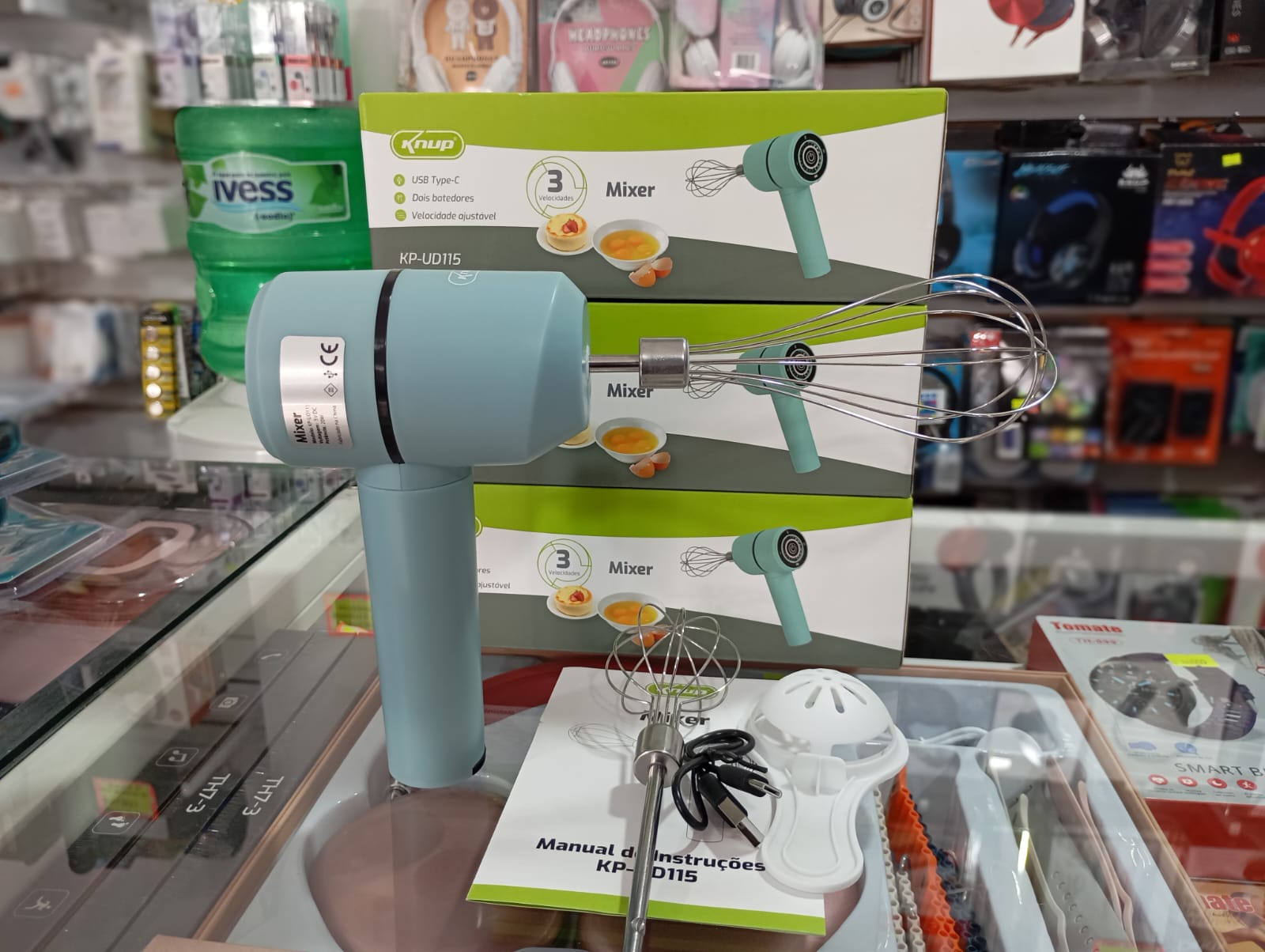batidor recargable