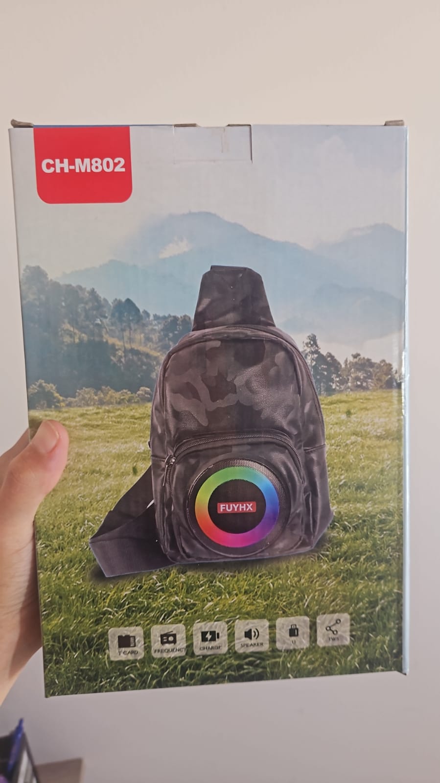 BANDOLERA CON PARLANTE CH-M802