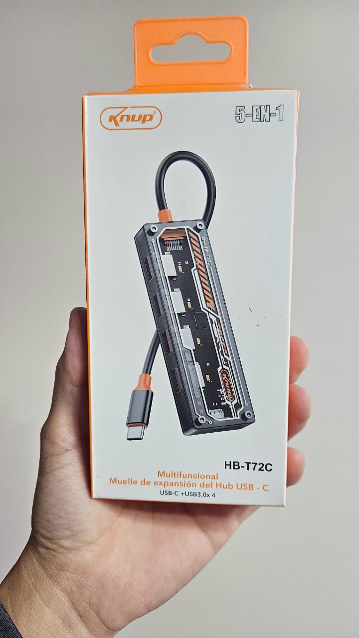 PUERTO HUB TIPO C 5 EN1 HB-T72C
