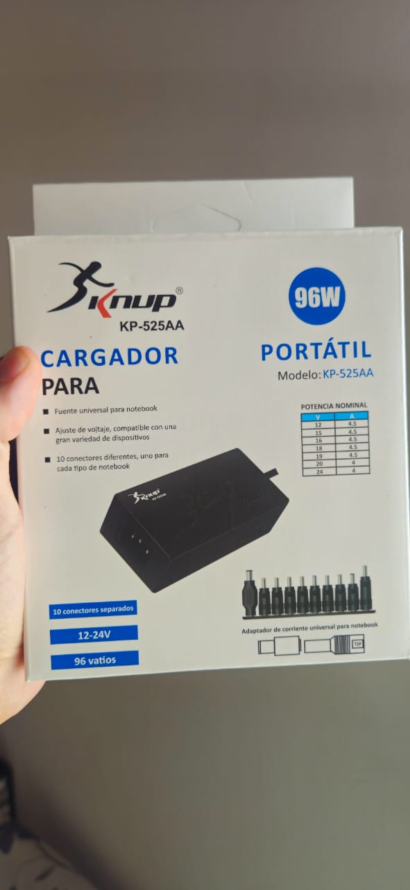 CARGADOR DE NOTEBOOK KP-525AA
