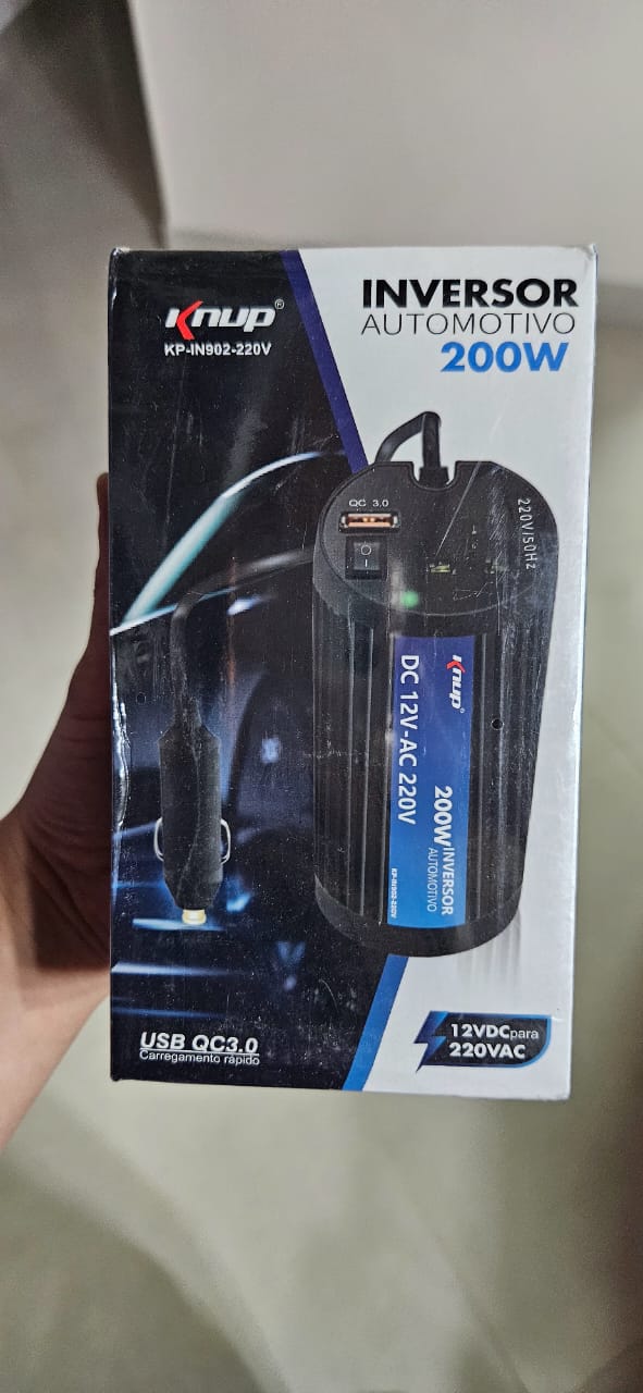 INVERSOR AUTOMOTIVO 200 W KP-IN902